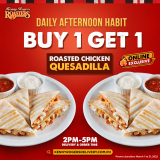 Kenny Rogers Roasters – Buy 1 Get 1 Roasted Chicken Quesadilla Promo