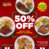 Kenny Rogers Roasters – Get 50% Off via GrabFood
