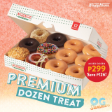Krispy Kreme – May Premium Dozen Treat for P299 (Save P126)