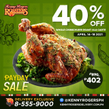 Kenny Rogers Roasters – Whole Chimichurri Roast at 40% Off