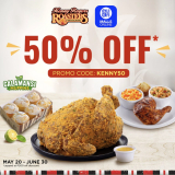 Kenny Rogers Roasters – Enjoy 50% Off via SM Malls Online