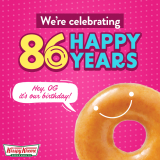 Krispy Kreme – 86th Birthday Promos