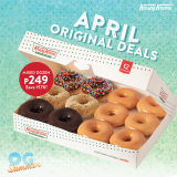 Krispy Kreme – Mixed Dozen for ₱249 (Save ₱176)