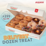 Krispy Kreme – Delivery Dozen Treat for ₱399 (Save ₱91)