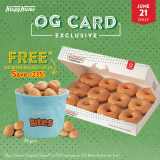 Krispy Kreme – Get FREE OG Bites Bucket of 24 (Save P235)