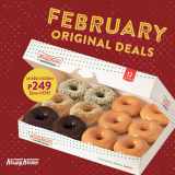 Krispy Kreme – February Original Deals for ₱249 (Save ₱176)
