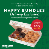 Krispy Kreme – International Women’s Day Happy Bundles Delivery Promo
