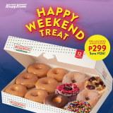 Krispy Kreme – Happy Weekend Treat: Pre-Assorted Mixed Dozen for ₱299 (Save ₱126)