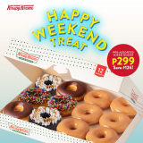 Krispy Kreme – Happy Weekend Treat: Mixed Dozen for ₱299 (Save ₱126)