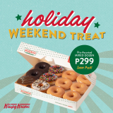 Krispy Kreme – November Holiday Weekend Treat for P299