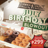 Krispy Kreme – July Birthday Blowout Promo
