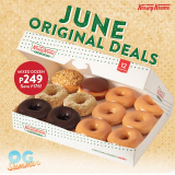 Krispy Kreme – June Original Deals for P249 (Save P176)