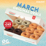 Krispy Kreme – March Original Deal: Pre-Mixed Dozen for ₱249