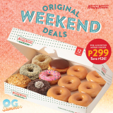 Krispy Kreme – May Original Weekend Deals for P299 (Save P126)