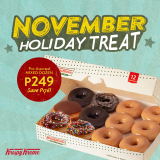 Krispy Kreme – November Holiday Treat for P249