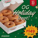 Krispy Kreme – OG Holiday Treat for P149 (Save P46)