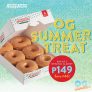 Krispy Kreme – OG Summer Treat: Box of 6 Original Glazed for ₱149 (Save ₱46)