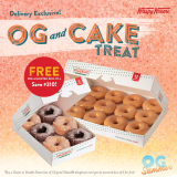 Krispy Kreme – OG and Cake Treat: Get FREE Pre-Assorted Box of 6