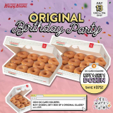 Krispy Kreme – Original Birthday Party Promo