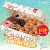 Krispy Kreme – May Premium Dozen Treat for ₱299 (Save ₱126)