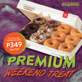 Krispy Kreme – October Premium Weekend Treat for P349