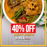 Kuya J Restaurant – Get Kare-Kare for P353 (Was P589) via Central Delivery