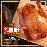 Kuya J Restaurant – Get P180 Off on Roast Chicken
