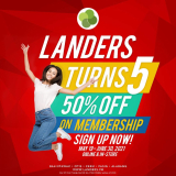 Landers – Get 50% Off on New Memberships and Renewals