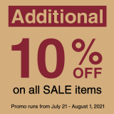 MUJI – Get Additional 10% Off on All Sale Items