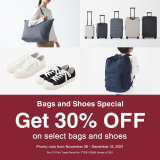 MUJI – Bags and Shoes Special: Get 30% Off