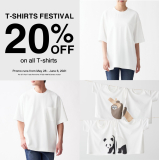 MUJI – T-Shirts Festival: Get 20% Off on All T-Shirts