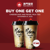 Macao Imperial Tea – Buy 1, Get 1 Cheesecake and Pearl Milk Tea (All Branches)