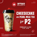 Macao Imperial Tea – Cheesecake and Pearl Milk Tea for ₱2 Promo
