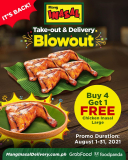 Mang Inasal – August Take-Out and Delivery Blowout