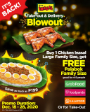 Mang Inasal – It’s Back: FREE Palabok Family Size for Every Purchase of Chicken Inasal Large Family Size