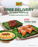 Mang Inasal – FREE Delivery for Orders ₱200 and Up