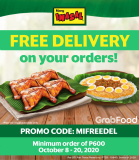 Mang Inasal – FREE Delivery on Orders via GrabFood