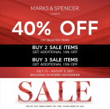 Marks & Spencer – End of Season Sale: Get 40% Off on Selected Items