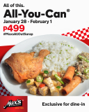 Max’s – All-You-Can Promo for P499