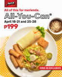 Max’s Restaurant – Merienda All-You-Can Promo
