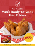 Max’s Restaurant – Ready-To-Cook Fried Chicken Starts at P350