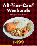 Max’s Restaurant – All-You-Can Weekends Promo for ₱499
