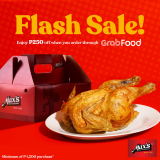 Max’s Restaurant – Flash Sale: Get P250 Off via GrabFood