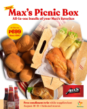 Max’s Restaurant – Picnic Box for P699 (Save P300)