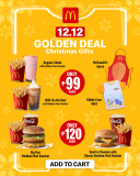 McDonald’s – 12.12 Deal: Golden Deals + ₱50 Off via Lazada