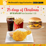McDonald’s – 25 Days of Christmas Promo: Get P99 Deals
