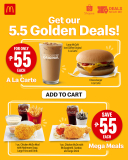 McDonald’s – 5.5 Golden Deals Promo via Shopee