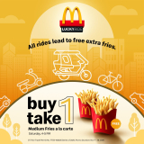 McDonald’s – Buy 1, Take 1 Medium Fries via Ride-Thru