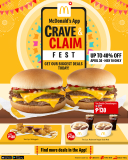 McDonald’s – Crave & Claim Fest via the McDonald’s App