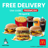 McDonald’s – Get FREE Delivery on Orders via Pick.A.Roo
